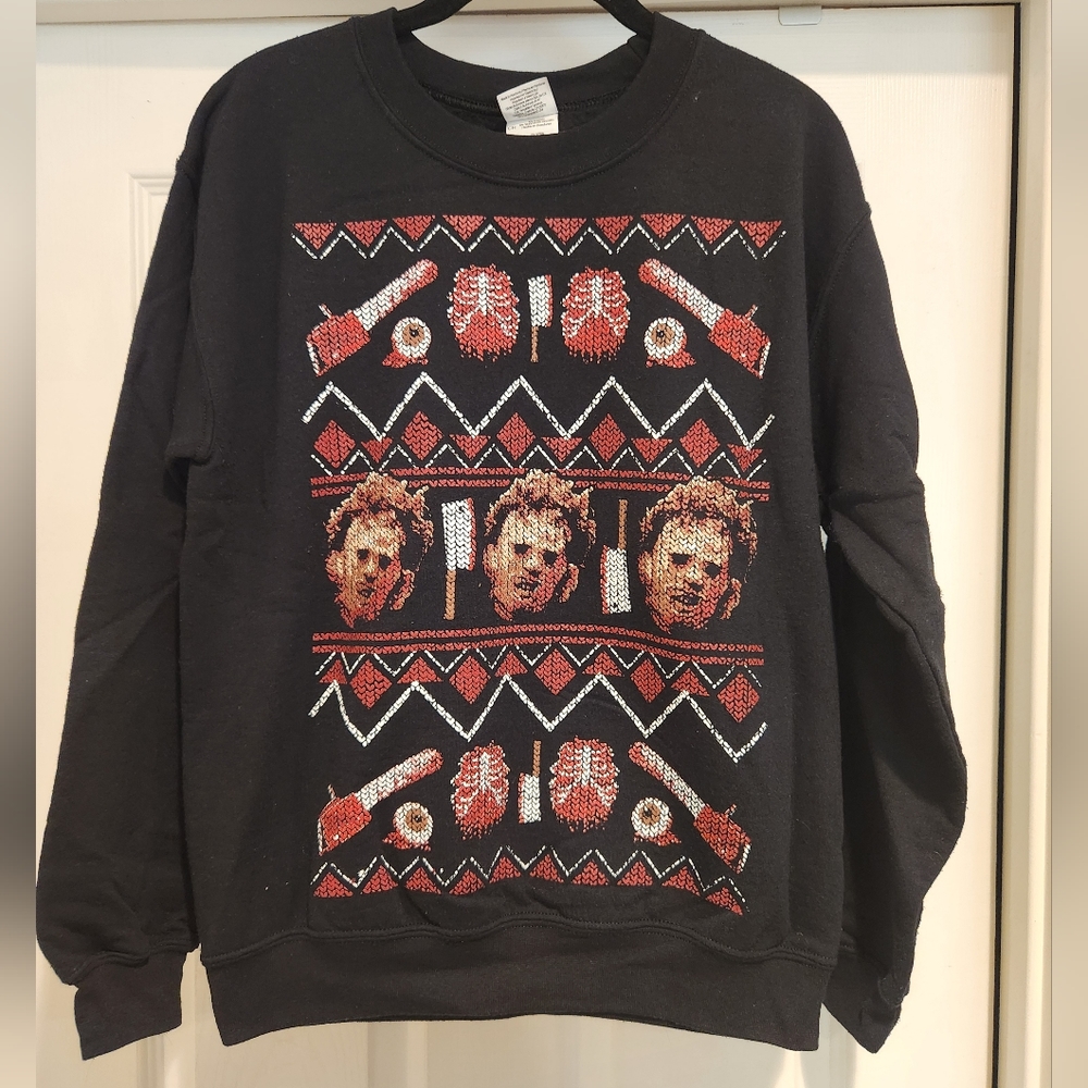 Texas Chainsaw Massacre Ugly Christmas Sweater